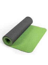 MahMir Yoga Mat Anti-Slip Exercise Mat with Carrying Bag 183CM*61CM*6MM Green and Black