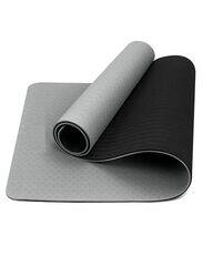MahMir Yoga Mat Anti-Slip Exercise Mat with Carrying Bag 183CM*61CM*6MM Dark Grey and Black