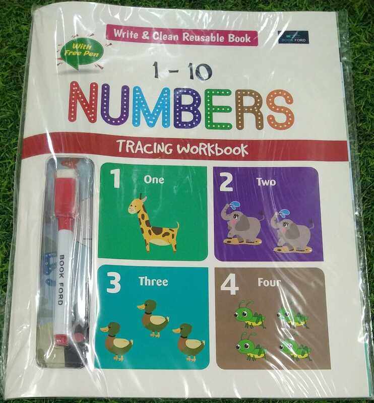 

1-10 Numbers Tracing Workbook Author : Book FordBinding : Hardback