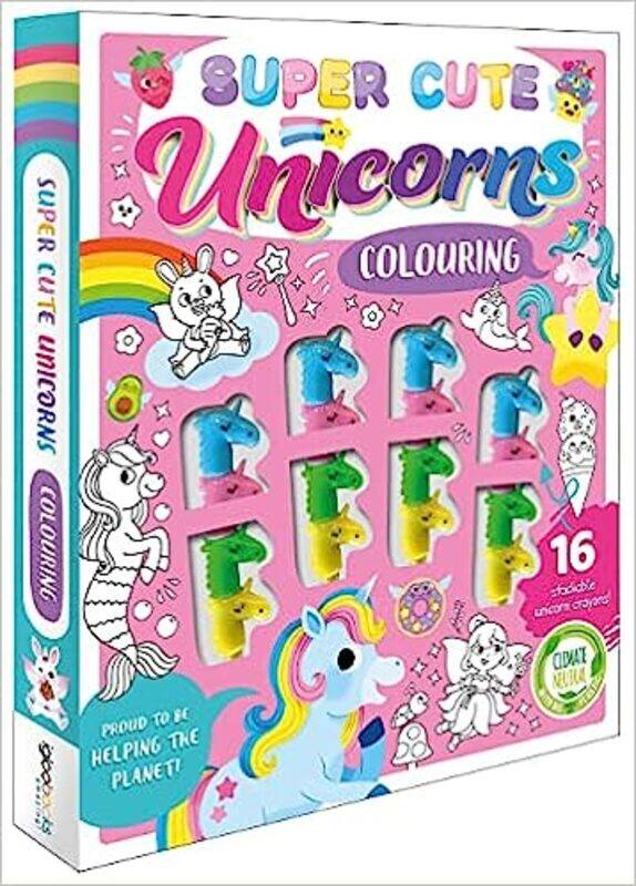

Super Cute Unicorns Colouring (Book and Crayon Set) Paperback by Igloo Books (Author)