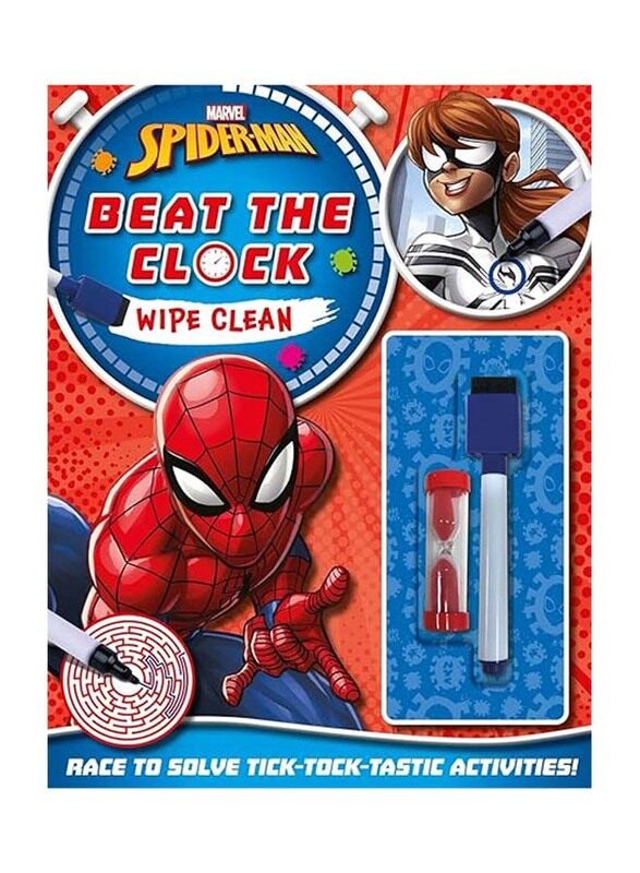 

Marvel Spider-Man Beat The Clock Wipe Clean, Paperback Book, By: Marvel Entertainment International Ltd