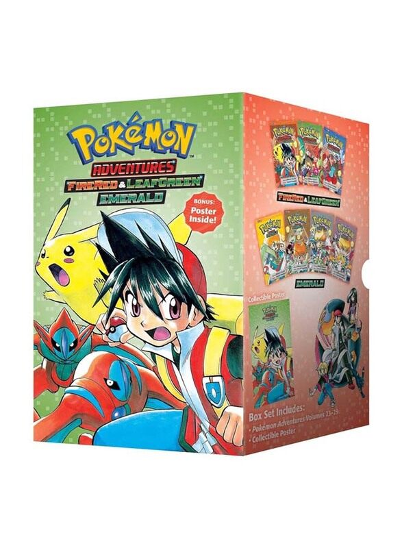 

Pokemon Adventures Fire Red & Leaf Green Box Set, Paperback Book, By: Hidenori Kusaka