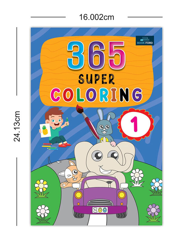 

365 Super Coloring Book 1, Paperback Book, By: Book Ford