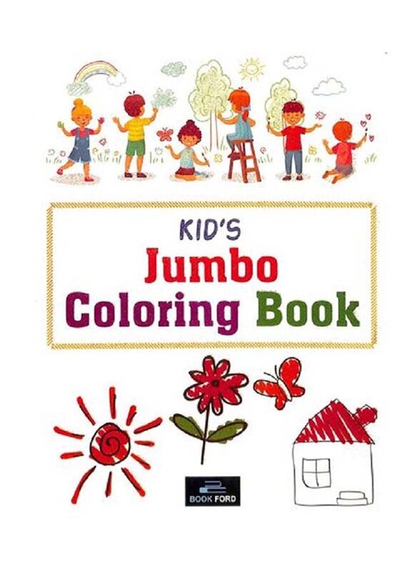 

Kid's Jumbo Coloring Book, Paperback Book, By: Book Ford