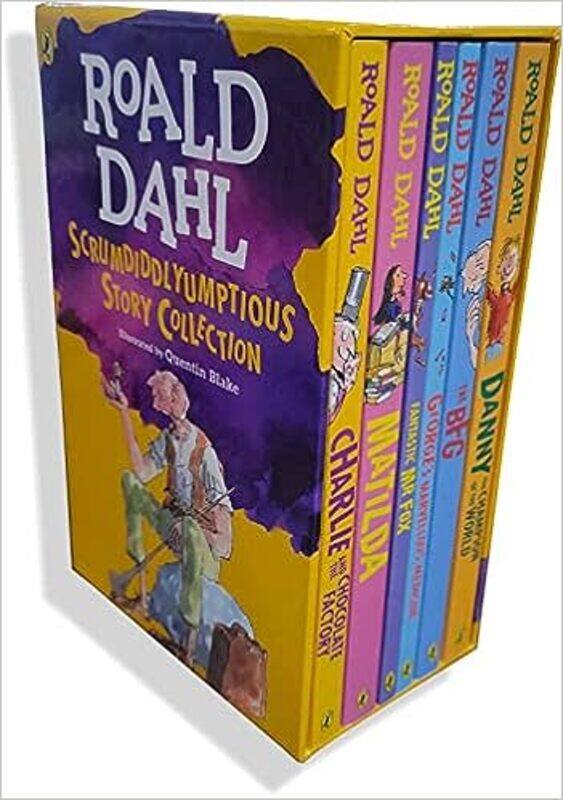 

Roald Dahl's Scrumdiddlyumptious Story Collection (6 Book Slipcase) Paperbackby Roald Dahl (Author)