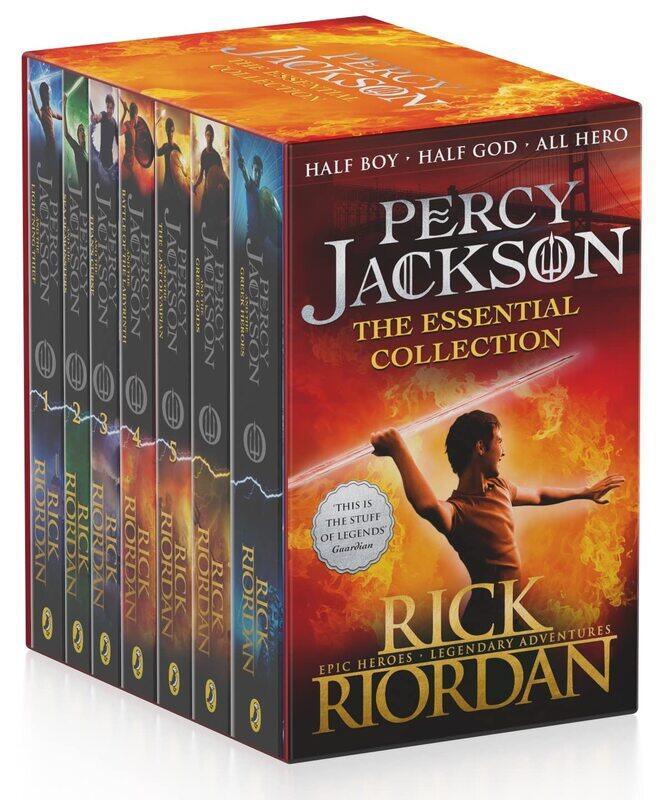 

Essential Percy Jackson Collection 7 COP Paperback Box set, 7 December 2022by Rick Riordan (Author)