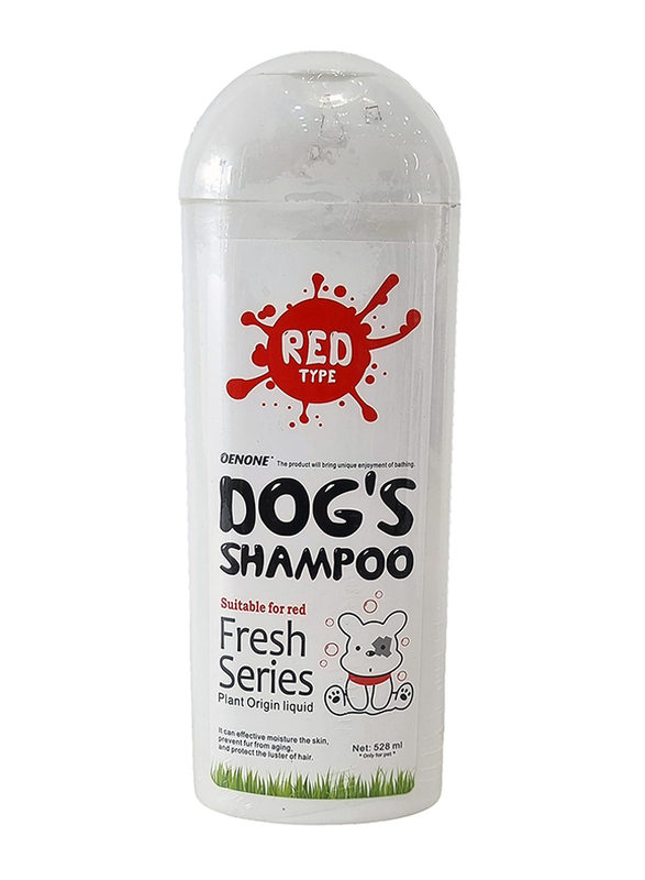 Majibao Red Type Dogs Shampoo, 528ml, White