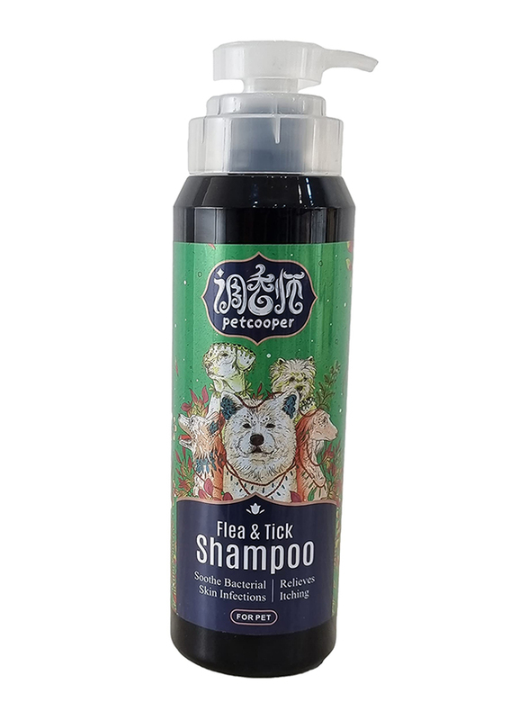 Majibao Petcooper Flea & Tick Dog Shampoo, 500ml, Multicolour