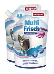 Beaphar 2-Piece Multi Frisch Floral Scent Deodorizer Reduce Odour Eliminator Odour Killer Cat Litter, 400g, Multicolour