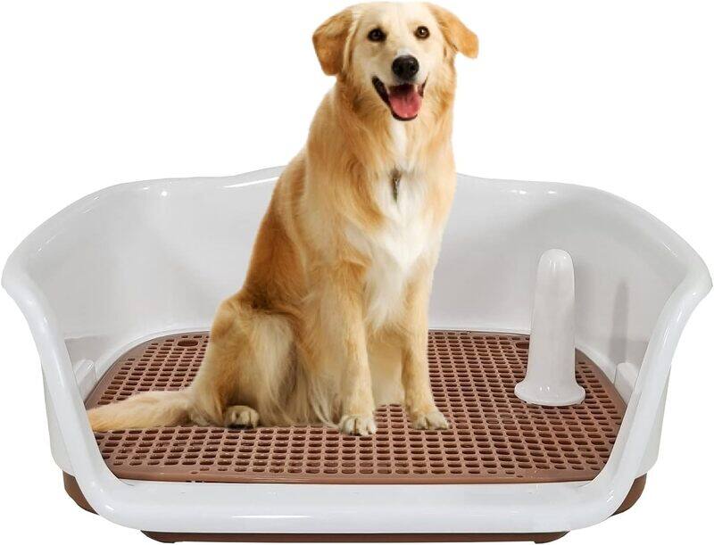 

MAJIBAO Large Dog Toilet Training, Dog Pee Training Seat, Dog Potty Tray Seat, Keep Paws and Floor Clean, Indoor & Outdoor, Portable, Washable & Easy To Clean