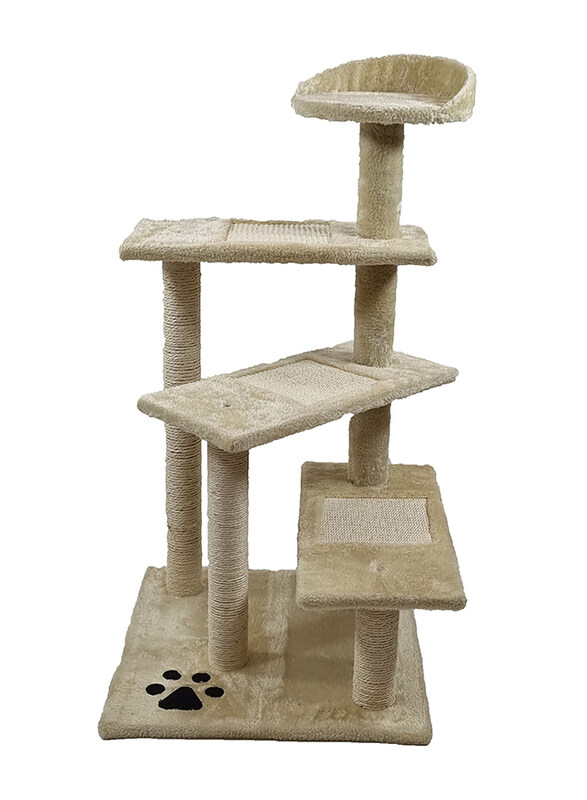 

Majibao Three-Tier Cat Tree Post, 93cm, YQ5004BG, Brown