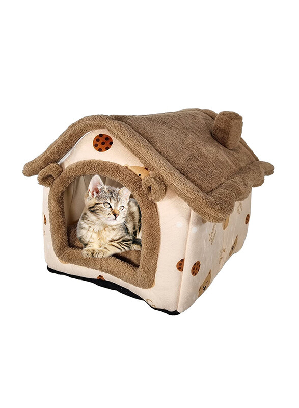 

Majibao Light Weight Cosy Cat Bed, Brown