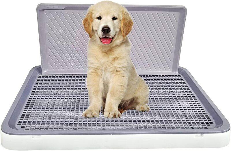 

MAJIBAO Small Dog Potty Tray, Dog Toilet Training, Washable & Easy To Clean, Dog Pee Training, Keep Paws and Floor Clean, Indoor & Outdoor, Portable, Durable,