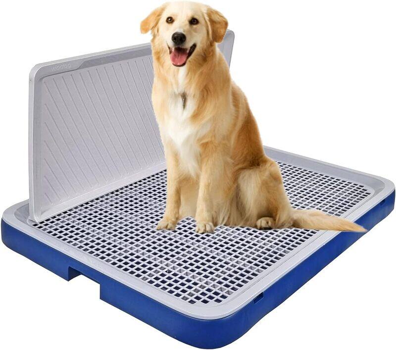 

MAJIBAO Dog Toilet Training, Dog Potty Tray, Dog Pee Training, Washable & Easy To Clean, Keep Paws and Floor Clean, Indoor & Outdoor, Portable, Durable, Blue