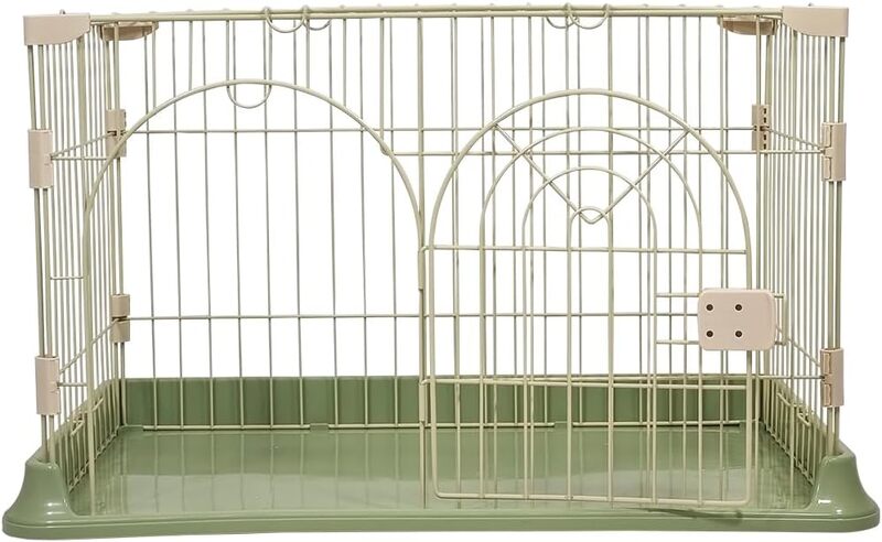 

MAJIBAO Cat cage with arched door design, Indoor cat cage with Spring door lock, Durable & strong quality cage, Easy to assemble, Suitable for multiple cats,