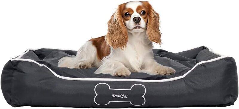 

MAJIBAO Dog bed, Waterproof dog bed for small and medium-sized dogs, Comfortable pet bed with removable cushion, Suitable for Indoor pets, Luxury orthopedic