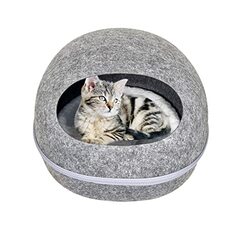 Majibao Strong & Warmth Design Cat Bed, Grey