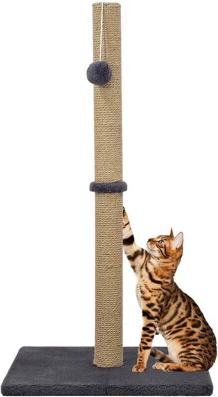 

MAJIBAO Cat scratching post with Dangling ball, Sisal scratching rope, and Soft smooth plush, Durable and Stable cat tree activity center for Cats and Kittens