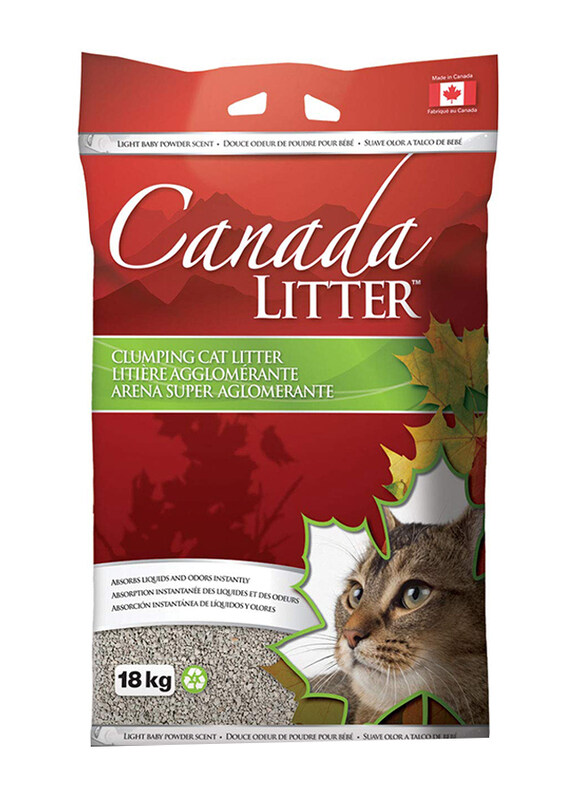 

Generic Baby Powder Canada Litter Clumping for Cat Toilet Use, 18Kg, Grey