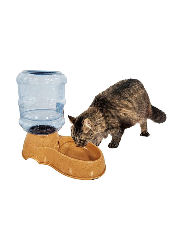 

Majibao Pet Water Dispenser Bowl for Dogs, 3.8L, Brown