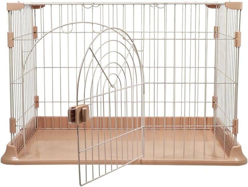 

MAJIBAO Cat cage, Durable & strong quality cage, Indoor pet cage with Spring door lock, Easy to assemble, Suitable for multiple cats, Portable and fordable ca