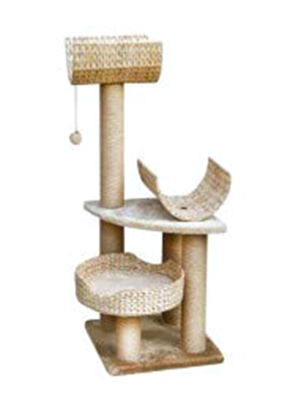 

Generic Fauna Palucco Cat Play Tower, Beige