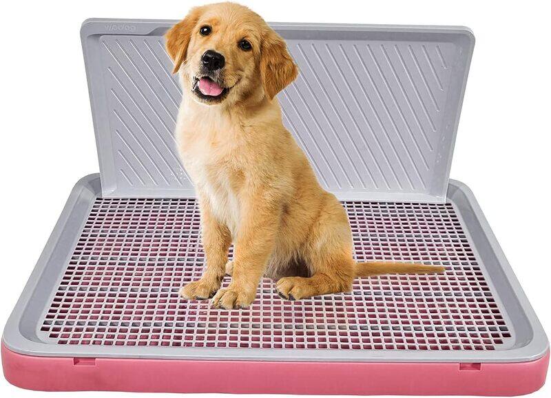 

MAJIBAO Dog Toilet Training, Small Dog Potty Tray, Dog Pee Training, Washable & Easy To Clean, Keep Paws and Floor Clean, Portable, Durable, Indoor & Outdoor,