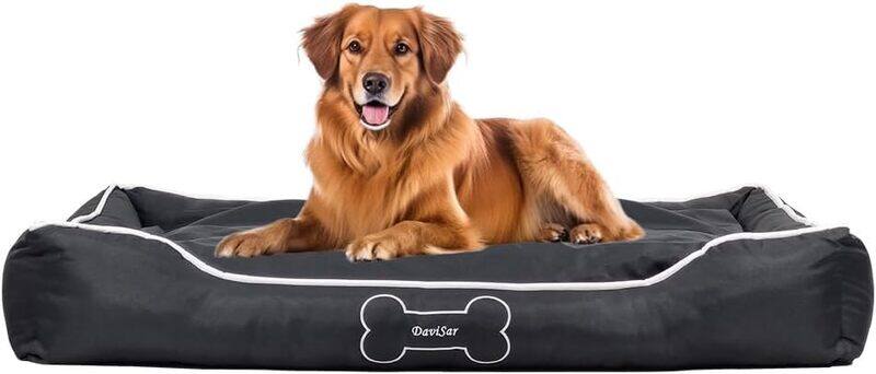 

MAJIBAO Dog bed for medium and large dogs, Luxury orthopedic pet bed with removable cushion, Comfortable and breathable robust dog sofa, Waterproof dog bed 10