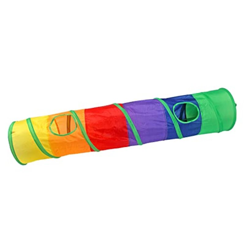 Rattle Paper Tunnel Smart Cat Toy, Multicolour