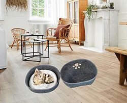 Majibao Strong & Warmth Design Cat Bed, Grey