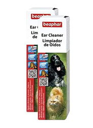 Beaphar 2-Piece Diagnos Dog and Cat Ear Cleaner, 50ml, Multicolour