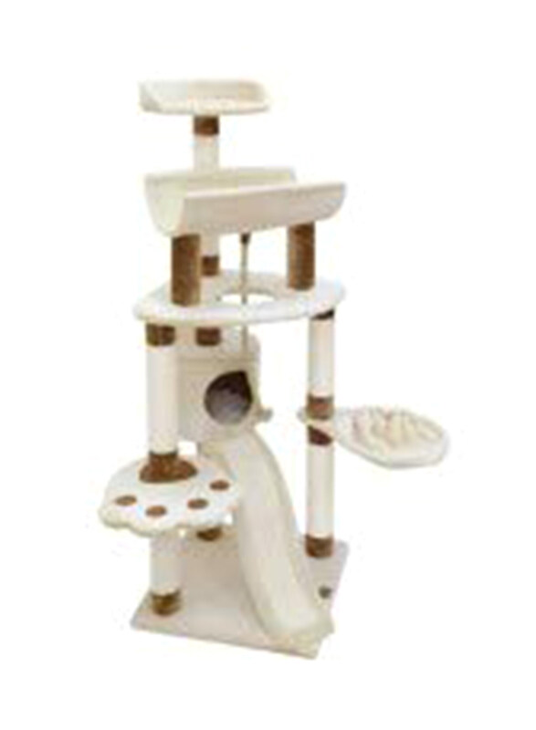 

Generic Fauna Shantal Cat Pole, Beige/Brown