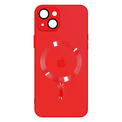 MARGOUN for iphone 14 Case and Cover With MagSafe Built-in High-Grade TPU Material Red