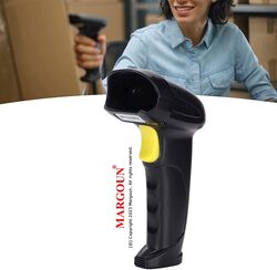 MARGOUN Wired Laser Barcode Scanner 1D Wired Cable Barcode Reader (X-9102)