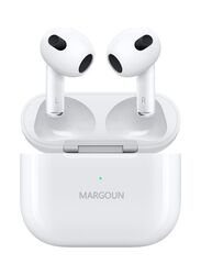 MARGOUN Samsung Galaxy Z Flip5 Bluetooth Headphones with Charging Case Wireless Earbuds 3rd Generation Bluetooth Sport In-Ear Headphones Hi-Fi Stereo Sound Noise Reduction White