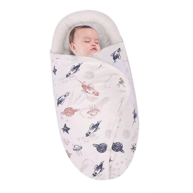 

Margoun Baby Stroller Wraps Toddler Blanket Sleeping Bags for Newborn Baby, White/Brown