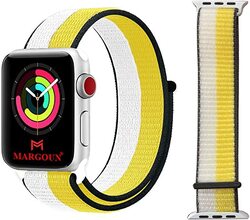 Margoun Nylon Replacement Sport Watch Band for Apple iWatch Series 8/7/6/ SE/ 5/4/3/2/1 41mm/40mm/38mm, Multicolour