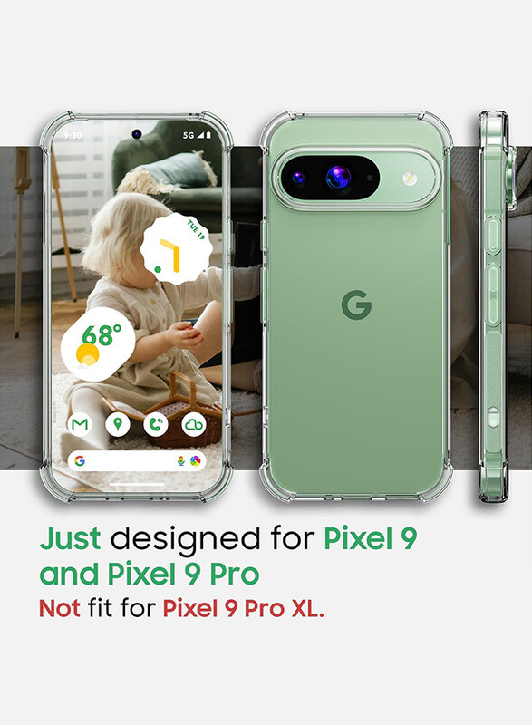 CATANES for Google Pixel 9 Pro XL TPU Case Shockproof Soft TPU Bumper and Hard PC Back Case Anti-Scratch,Drop Protection,Slim Fit Gorilla Case Cover