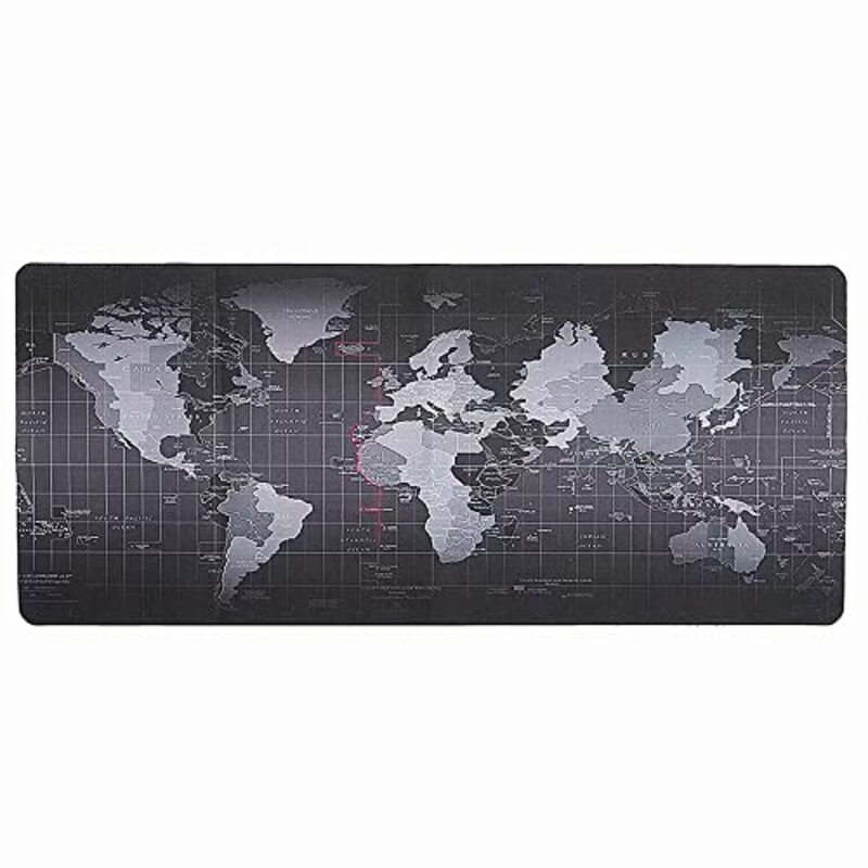 Margoun World Map Speed Gaming Mouse Pad 700 x 300mm, Multicolour