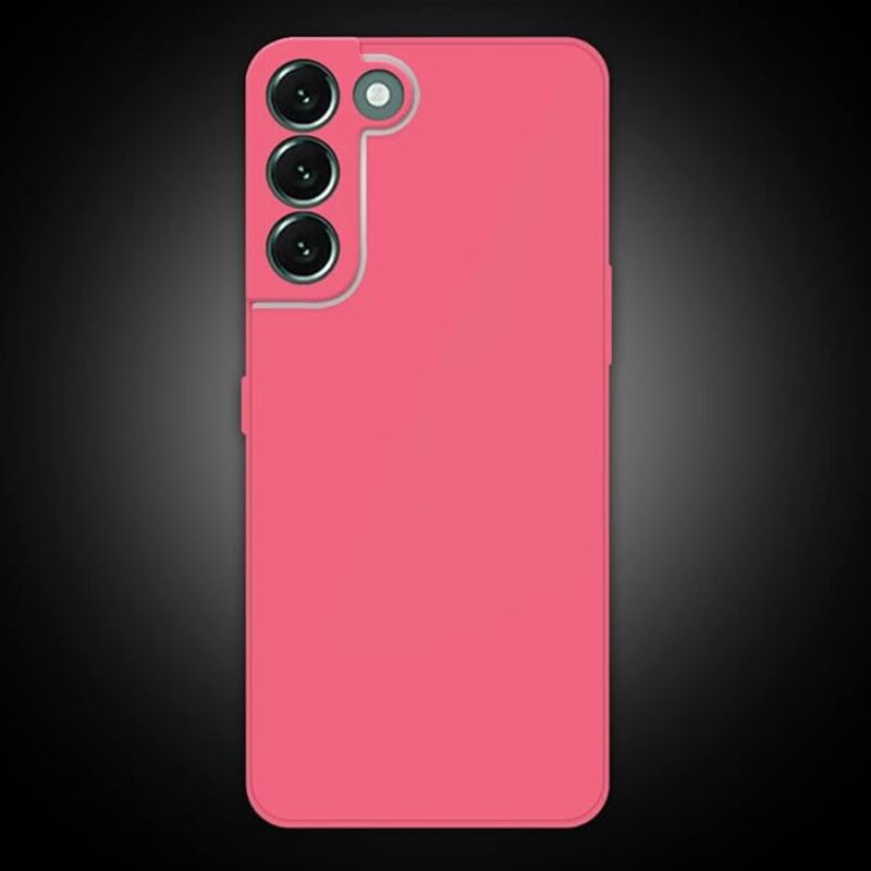 MARGOUN for Samsung Galaxy s22 Case Cover Electroplated Hard Glossy Case with Camera Protection (samsung galaxy s22, Pink)