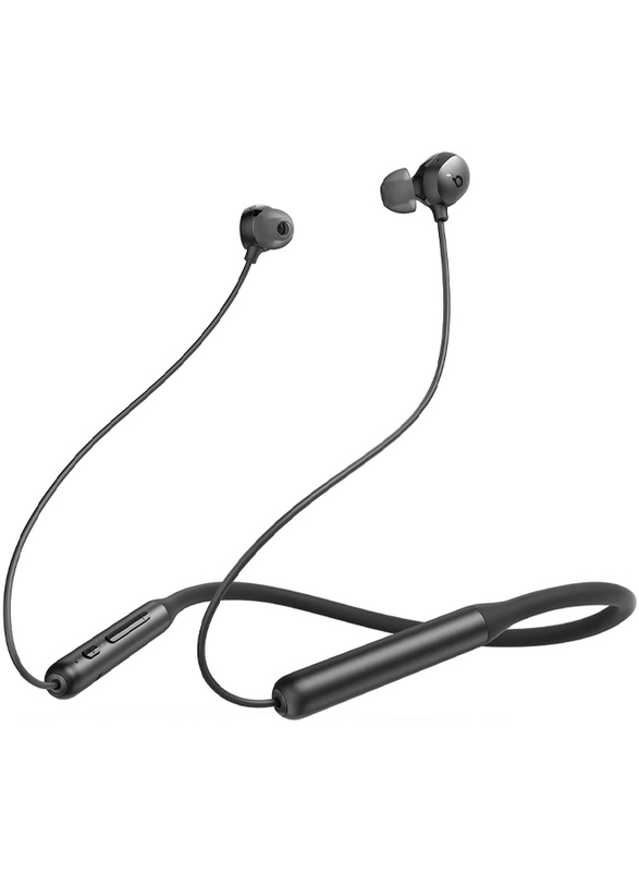 Anker Soundcore Life U2i Wireless Neckband Headphones USB-C Fast Charging Foldable & Lightweight Build Waterproof Headphones /Black