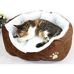 Margoun Pet Cat & Dog Sleeping Bed, Brown