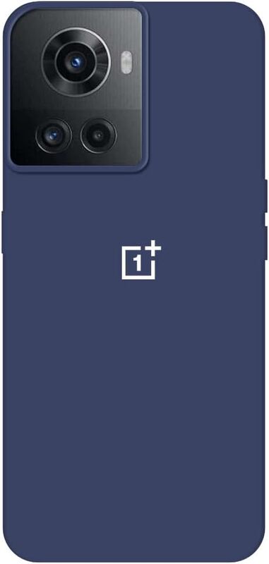 MARGOUN for OnePlus 10R Case/OnePlus Ace Case Silicone Soft Flexible Rubber Protective Cover (dark blue)