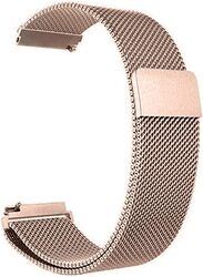 MARGOUN for Huawei Watch 4/4 Pro Metal Milanese Watchband 22mm - Rose Gold