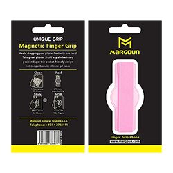 Margoun Apple iPhone SE 2020 Finger Grip Phone Holder Strap with Magnetic Install, Pink