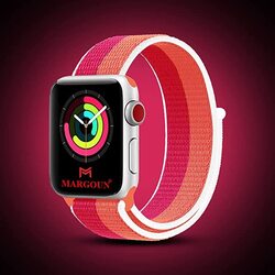 Margoun Nylon Sport Band for Apple Watch 38mm/40mm/41mm, 5 Piece, Multicolour