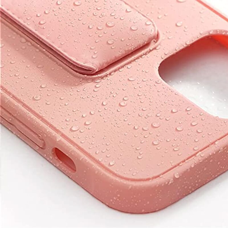 Margoun Apple iPhone XS Max Multi-Function Shockproof Protective Two-In-One Finger Grip Holder Mobile Phone Case Cover, Light Pink