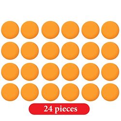 Margoun 40mm 3-Star Ping Pong Table Tennis Balls for Indoor & Outdoor Training, 24 Pieces, Orange