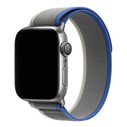 Margoun Trail Loop Band for Apple Watch 49mm/45mm/44mm/42mm, Blue/Grey