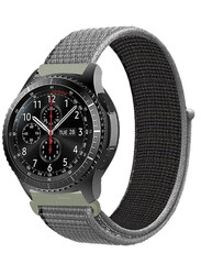 MARGOUN 22mm Nylon Strap,Compatible with Huawei GT/Huawei GT2 (46mm) /Huawei GT2 Pro/Samsung Galaxy Watch (46mm) and Galaxy Watch 3 (45mm) Sport Wristband Strap Grey